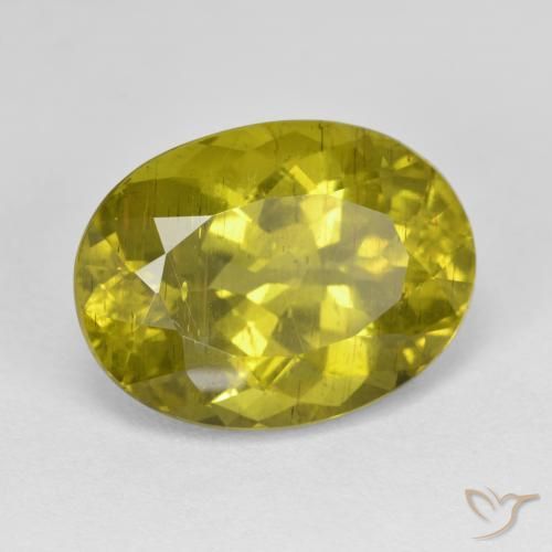 الأباتيت Medium Golden Brown طبيعي، بيضوي، 11.46 قيراط، قليلا جدا