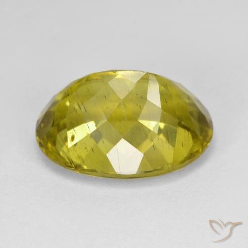 الأباتيت Medium Golden Brown طبيعي، بيضوي، 11.46 قيراط، قليلا جدا