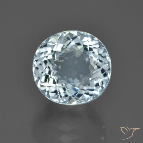 5.18ct طبيعي أزرق مائى فاتح زبرجد أو أكوامارين, بيضوي, VVS