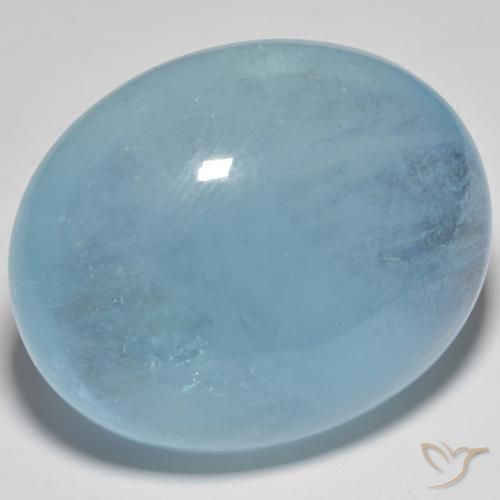 59.70ct طبيعي شرشيرى فاتح زبرجد أو أكوامارين, بيضوي, شفاف