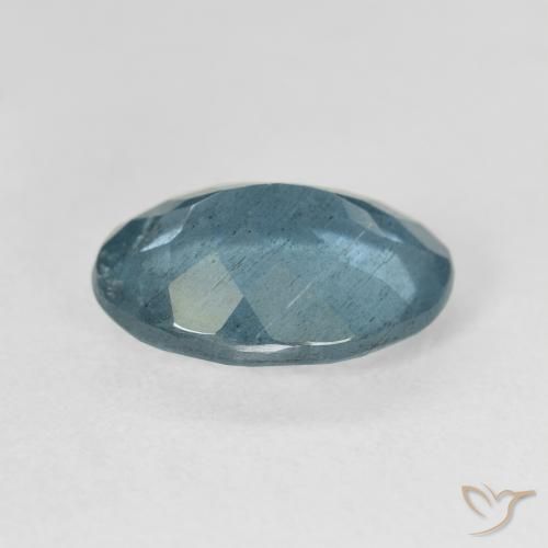 زبرجد أو أكوامارين Light Bluish Turquoise طبيعي، بيضوي، 5.00 قيراط، VS-SI
