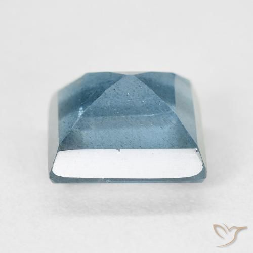زبرجد أو أكوامارين Light Bluish Turquoise طبيعي، مربع، 4.81 قيراط، VS-SI