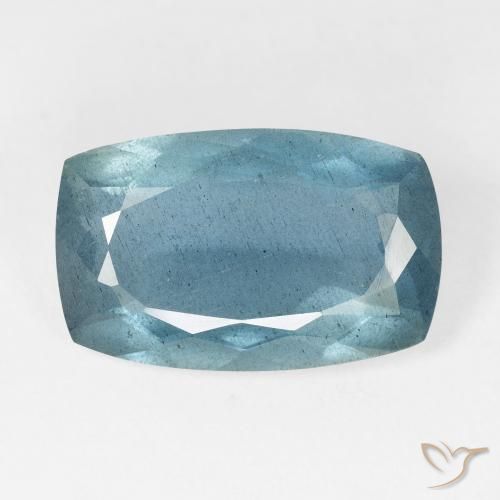 8.71ct طبيعي Light Bluish Turquoise زبرجد أو أكوامارين, وسادة, VS-SI