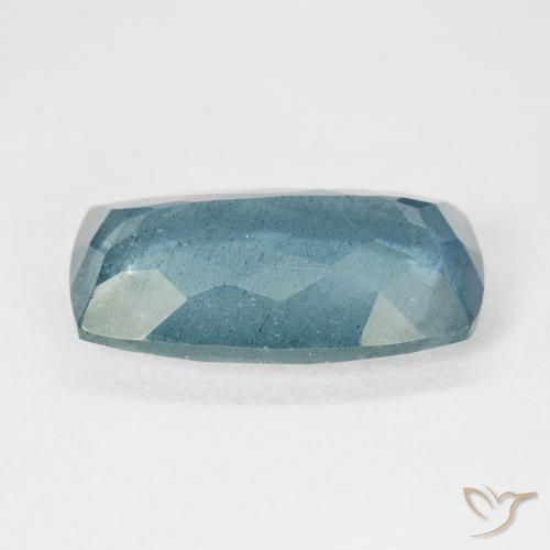 زبرجد أو أكوامارين Light Bluish Turquoise طبيعي، وسادة، 8.71 قيراط، VS-SI