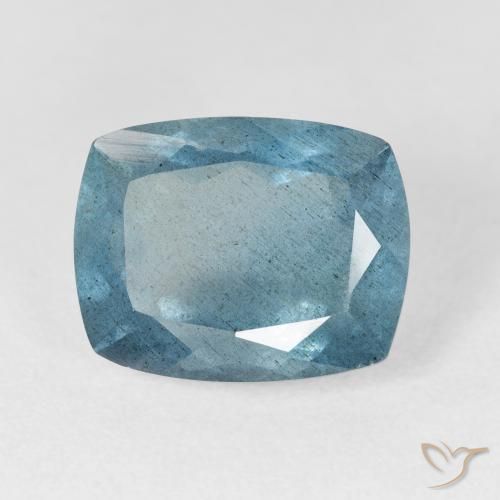 6.54ct فيروز أكوامارين, وسادة, VS-SI