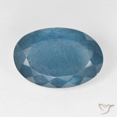 13.16ct طبيعي أزرق بحرى غامق زبرجد أو أكوامارين, بيضوي, VS-SI