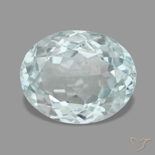 2.61ct فيروز أكوامارين, بيضاوي, قليلا جدا