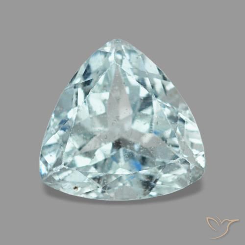 1.15ct أزرق أكوامارين, تريليون, قليلا جدا