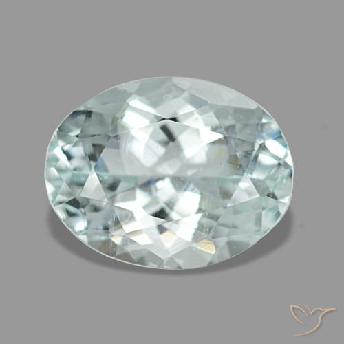 1.78ct أزرق أكوامارين, بيضاوي, قليلا جدا