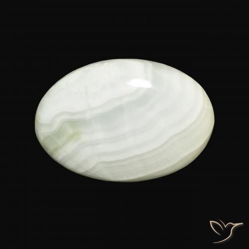 23.44ct طبيعي أخضر أصفر باهت أراجونيت, بيضوي, غير شفاف