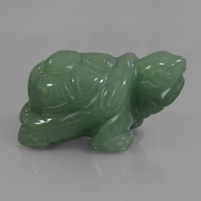 افينتورين أخضر طبيعي، شكل خيالي، 306.71 قيراط، غير شفاف