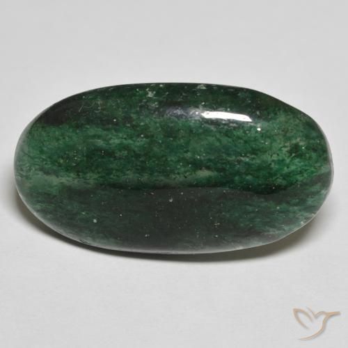 15.85ct طبيعي أخضر الغابات افينتورين, بيضوي, نصف شفاف, Photo A