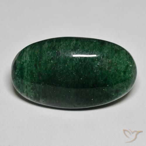 20.96ct طبيعي أخضر الغابات افينتورين, بيضوي, نصف شفاف