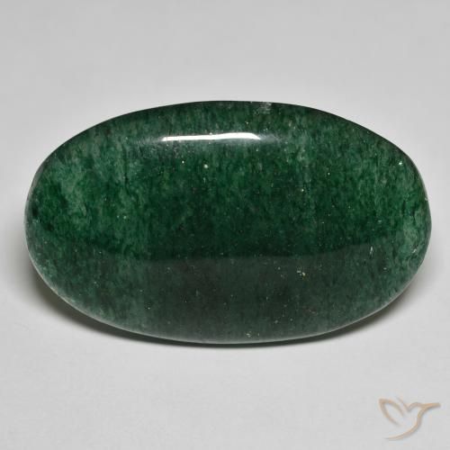 29.36ct طبيعي أخضر الغابات افينتورين, بيضوي, نصف شفاف, Photo A