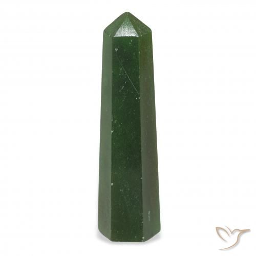 25.24ct طبيعي الأخضر الغامق افينتورين, فانسى, غير شفاف
