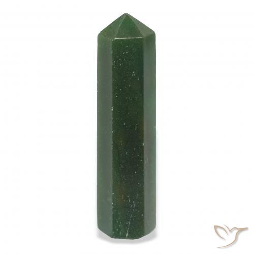 31.82ct طبيعي أخضر ترابى افينتورين, فانسى, غير شفاف