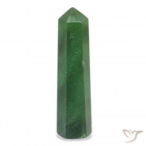 28.00ct طبيعي أخضر متوسط افينتورين, فانسى, غير شفاف