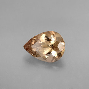 الأكسينيت بني ذهبي طبيعي، شكل الكمثرى، 1.74 قيراط، SI