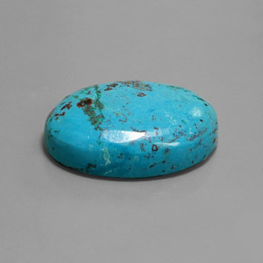 أزوريت متعدد الألوان الأزرق طبيعي، قصة بيضاوى، 41.17 قيراط، غير شفاف