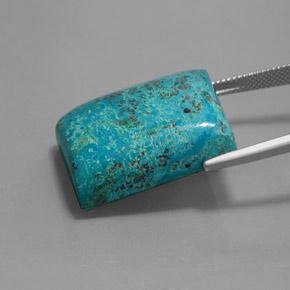 أزوريت متعدد الألوان الأزرق طبيعي، باجيت، 40.92 قيراط، غير شفاف