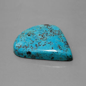 أزوريت متعدد الألوان الأزرق طبيعي، شكل الكمثرى، 36.64 قيراط، غير شفاف