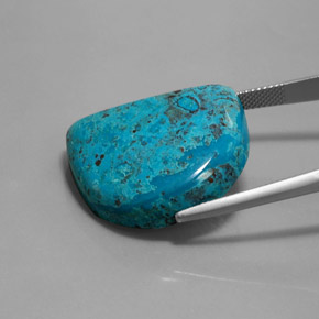 أزوريت متعدد الألوان الأزرق طبيعي، شكل خيالي، 29.51 قيراط، غير شفاف