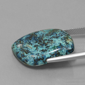 أزوريت متعدد الألوان الأزرق طبيعي، شكل خيالي، 33.56 قيراط، غير شفاف