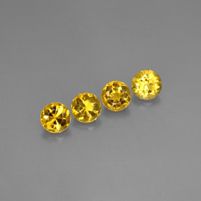 أحجار بيريل ذهبى أصفر طبيعية، قصة دائرى، VVS-VS، وزنها  قيراط