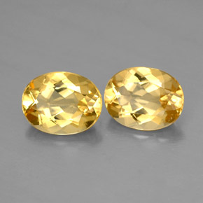 أحجار بيريل ذهبى أصفر طبيعية، قصة بيضاوى، VVS-VS، وزنها  قيراط