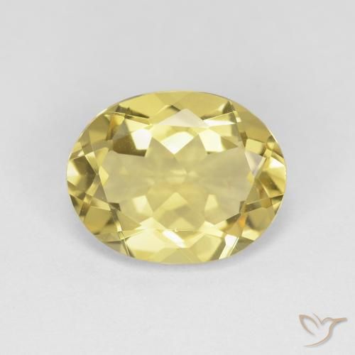 2.89ct طبيعي أصفر توسكانا بيريل, بيضوي, VVS