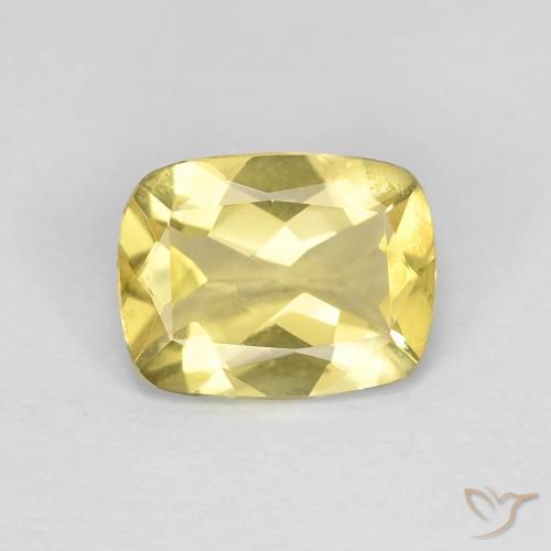1.62ct طبيعي أصفر توسكانا بيريل, وسادة, VVS