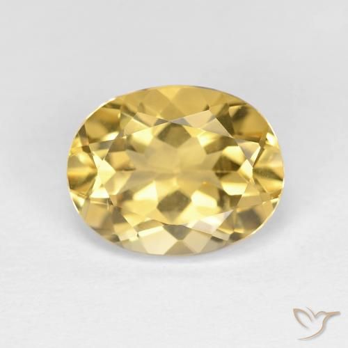 3.20ct طبيعي ذهبي بيريل, بيضوي, VVS-VS