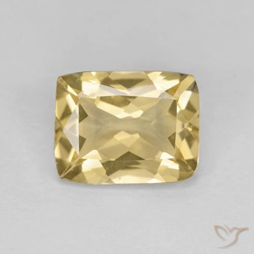 1.84ct طبيعي ذهبي بيريل, وسادة, VVS