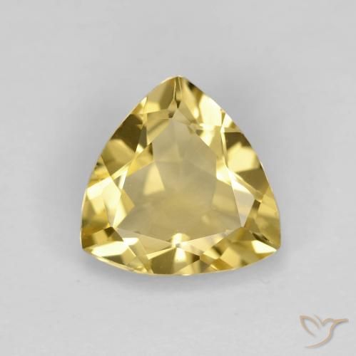 1.80ct طبيعي ذهبي بيريل, مثلثى, VVS