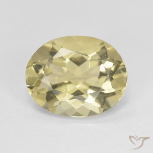 3.27ct طبيعي أصفر ديجون بيريل, بيضوي, VVS