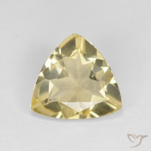 1.59ct طبيعي أصفر توسكانا بيريل, مثلثى, VVS
