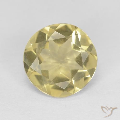 1.69ct طبيعي أصفر ذهبي بيريل, دائري, VVS-VS