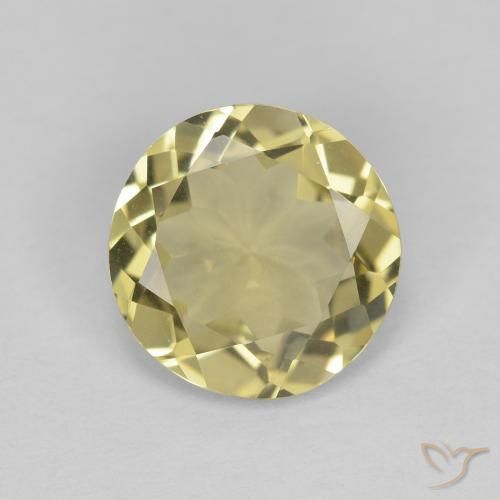 2.07ct طبيعي أصفر ذهبي بيريل, دائري, VVS-VS