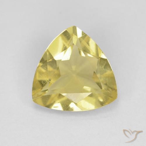 1.18ct طبيعي أصفر ترابى بيريل, مثلثى, VVS