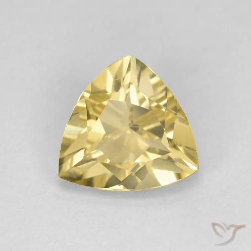 1.39ct طبيعي ذهبى فاتح بيريل, مثلثى, VVS