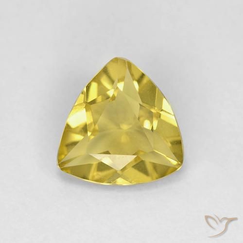 0.93ct طبيعي أصفر توسكانا بيريل, مثلثى, VVS