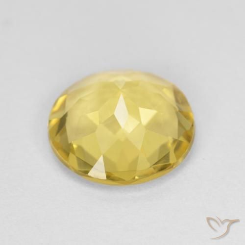 بيريل Medium Light-Yellow طبيعي، دائري، 1.94 قيراط، VVS
