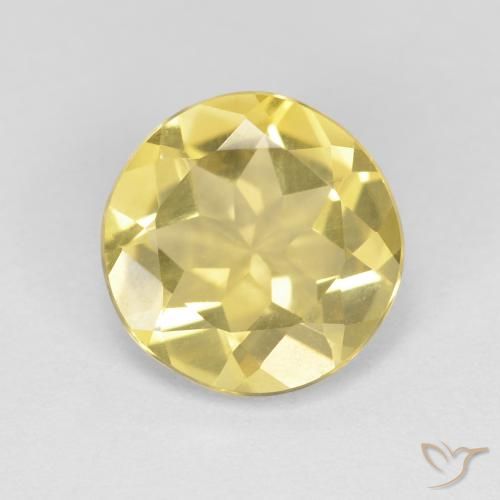1.94ct طبيعي أصفر توسكانا بيريل, دائري, VVS