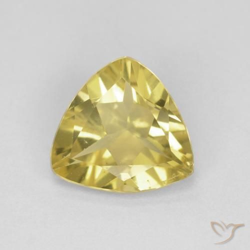 1.26ct طبيعي أصفر توسكانا بيريل, مثلثى, VVS-VS
