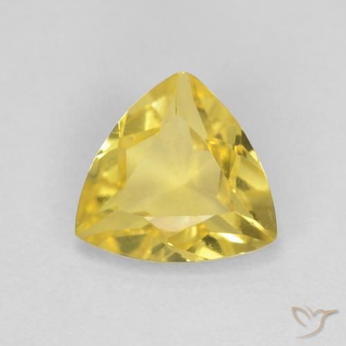 0.92ct طبيعي أصفر توسكانا بيريل, مثلثى, VVS