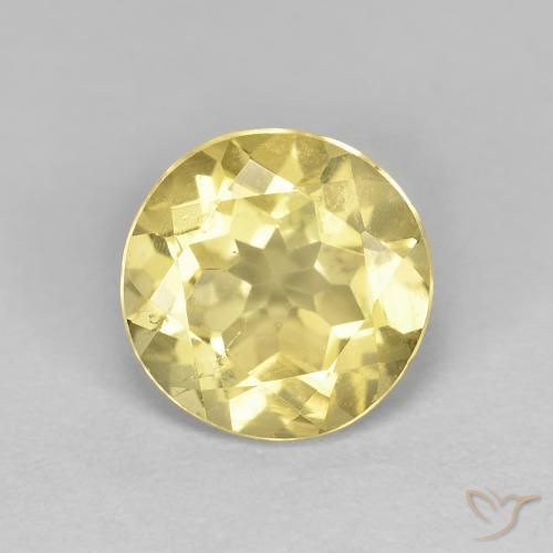 1.82ct طبيعي أصفر توسكانا بيريل, دائري, قليلا جدا