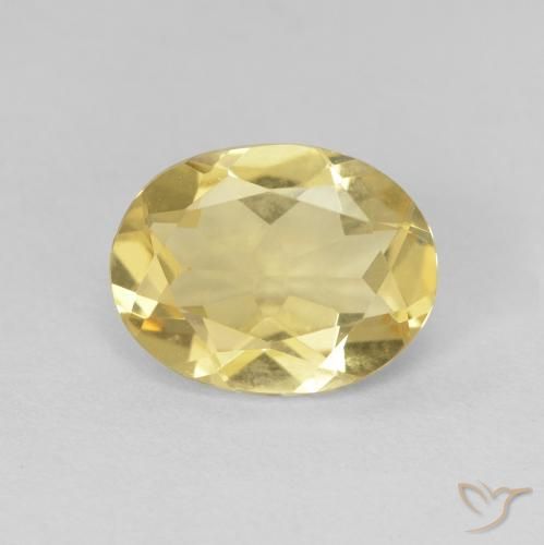 1.56ct طبيعي ذهبى فاتح بيريل, بيضوي, VVS