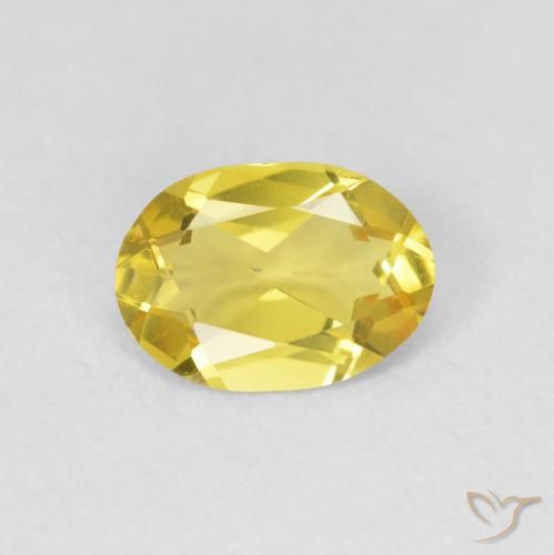 0.87ct طبيعي أصفر توسكانا بيريل, بيضوي, VVS-VS