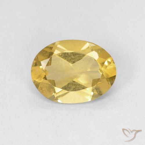 1.06ct طبيعي ذهبي بيريل, بيضوي, قليلا جدا