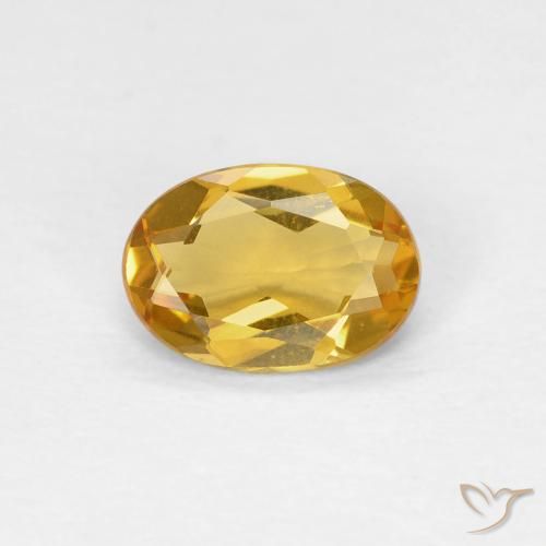 0.62ct طبيعي ذهبي بيريل, بيضوي, VVS